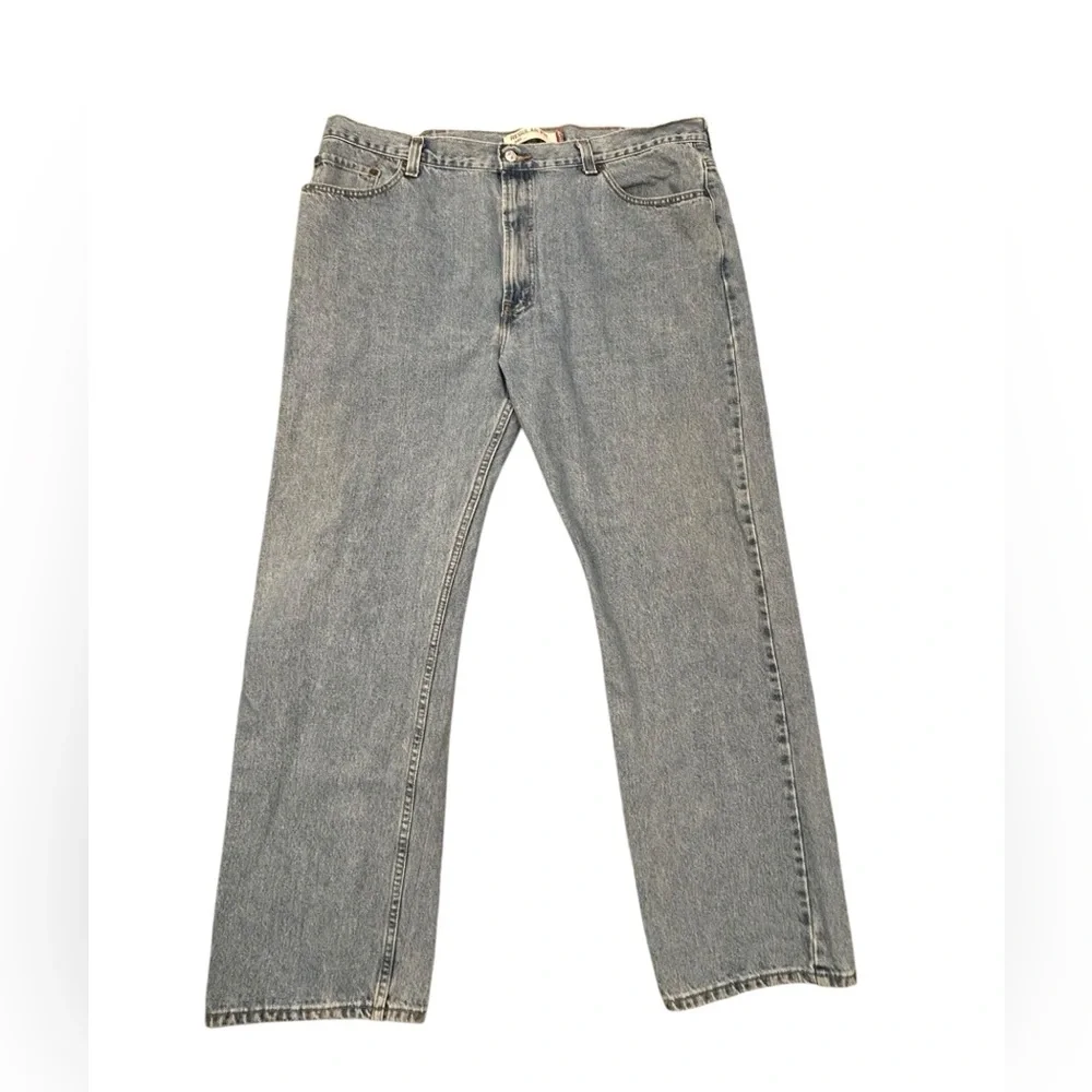 Levi's‎ 505 VTG Men's Regular Fit Straight Leg Light Wash Blue Jeans 42/32